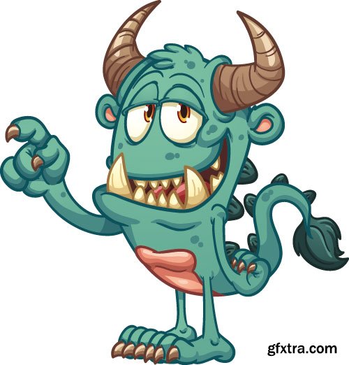 Monster Vectors 1, 25xEPS Monster Vectors 1, 25xEPS