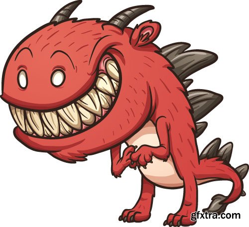 Monster Vectors 1, 25xEPS Monster Vectors 1, 25xEPS