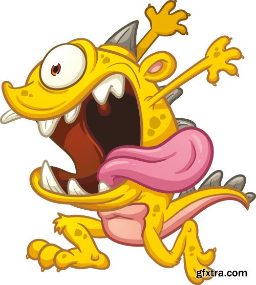 Monster Vectors 1, 25xEPS Monster Vectors 1, 25xEPS