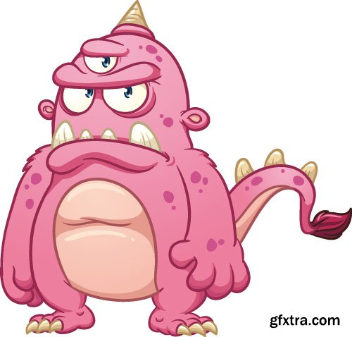 Monster Vectors 1, 25xEPS Monster Vectors 1, 25xEPS