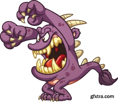 Monster Vectors 1, 25xEPS Monster Vectors 1, 25xEPS