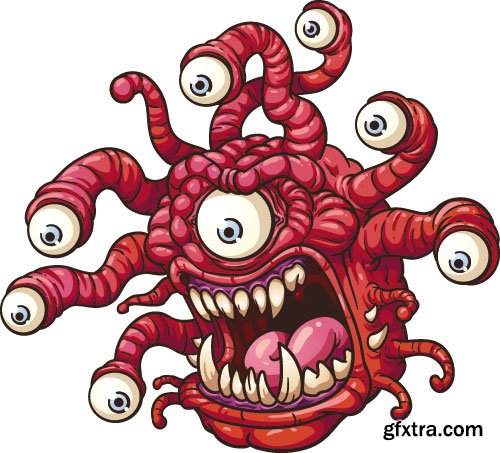 Monster Vectors 1, 25xEPS Monster Vectors 1, 25xEPS