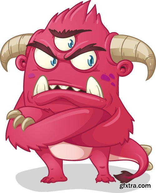 Monster Vectors 2, 25xEPS Monster Vectors 2, 25xEPS