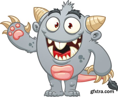 Monster Vectors 2, 25xEPS Monster Vectors 2, 25xEPS