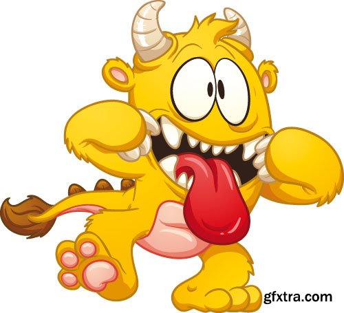 Monster Vectors 2, 25xEPS Monster Vectors 2, 25xEPS