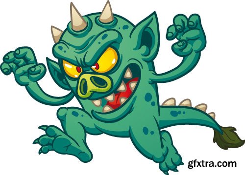 Monster Vectors 2, 25xEPS Monster Vectors 2, 25xEPS