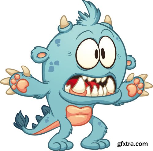 Monster Vectors 2, 25xEPS Monster Vectors 2, 25xEPS