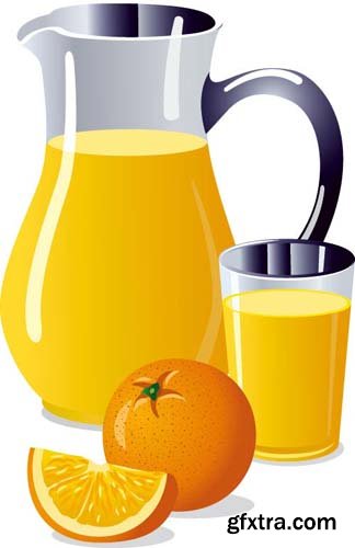 Orange Vectors 34xEPS