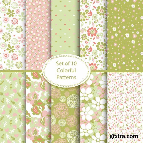 Pattern Collection - 25 Vector Pattern Collection - 25 Vector