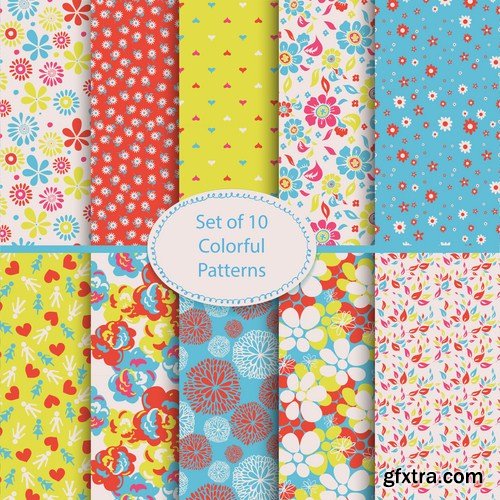 Pattern Collection - 25 Vector Pattern Collection - 25 Vector