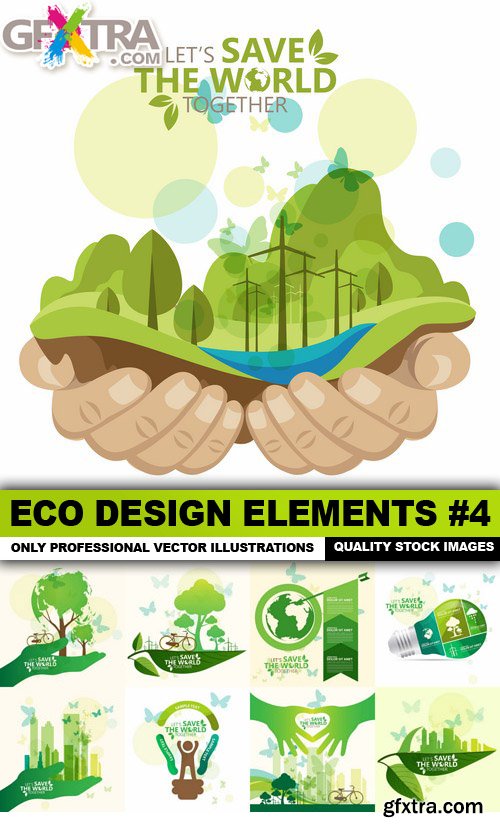 ECO Design Elements #4 - 25 Vector