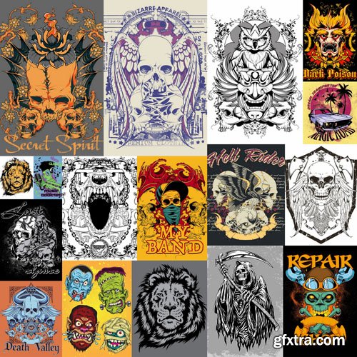 T-Shirt Design #34 - 25xEPS