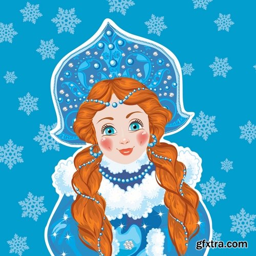 Collection of different cartoon Snow Maidens 25 Eps