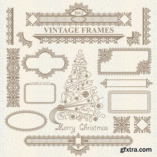 Vintage VEctor Elements - 30x EPS