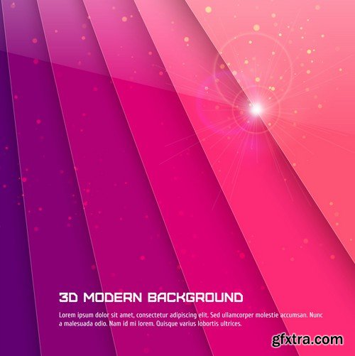 3D Vector Backgrounds - 30x EPS