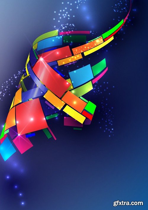 3D Vector Backgrounds - 30x EPS