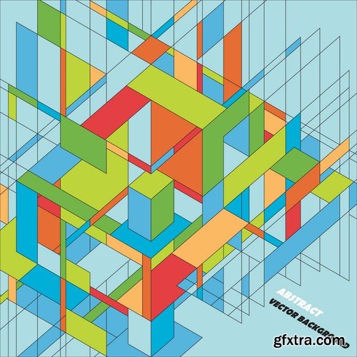 3D Vector Backgrounds - 30x EPS