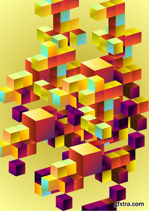 3D Vector Backgrounds - 30x EPS