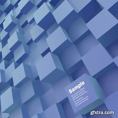 3D Vector Backgrounds - 30x EPS