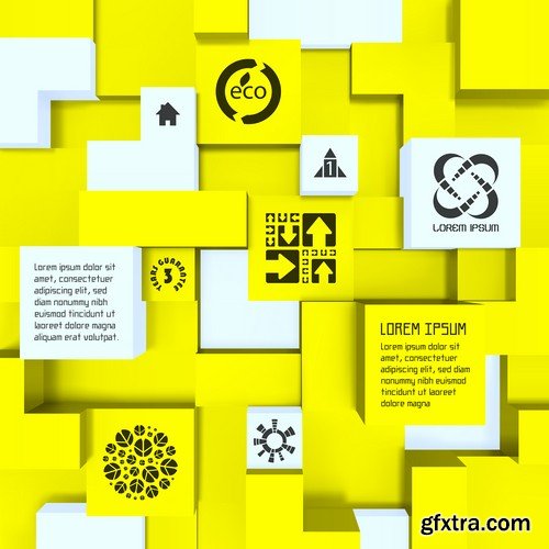 3D Vector Backgrounds - 30x EPS