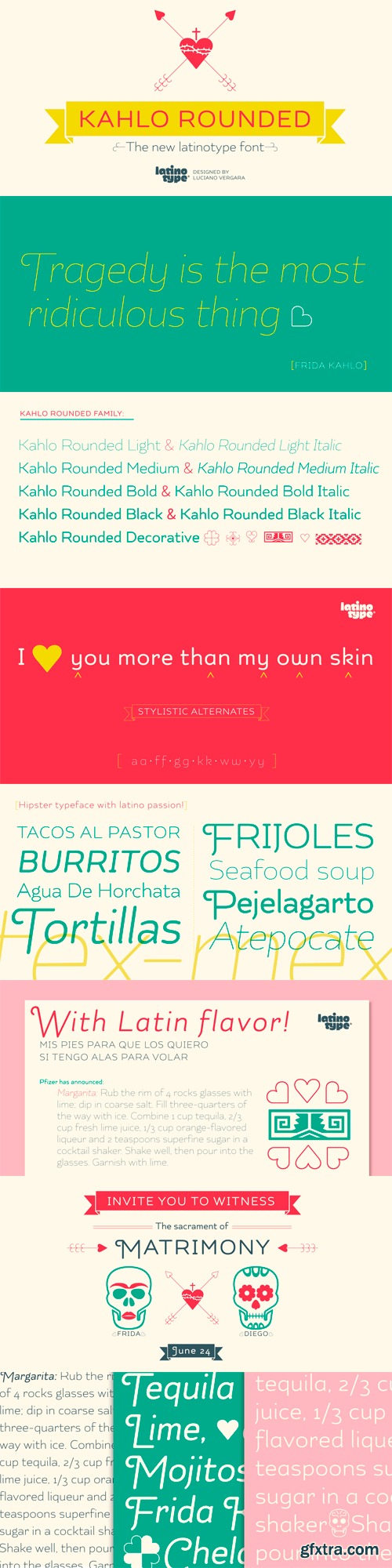 Kahlo Rounded Font Family - 25 Fonts for $195 Kahlo Rounded Font Family - 25 Fonts for $195