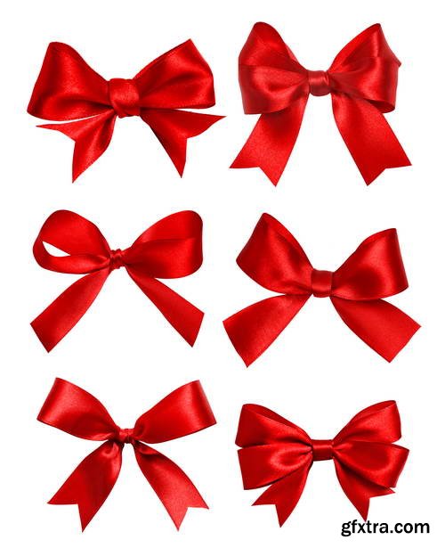 Red Ribbons Isolated 25xJPG Red Ribbons Isolated 25xJPG