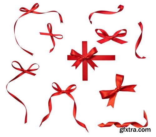 Red Ribbons Isolated 25xJPG Red Ribbons Isolated 25xJPG