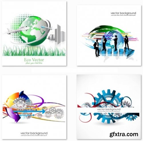 Business Vector Backgrounds 25xEPS