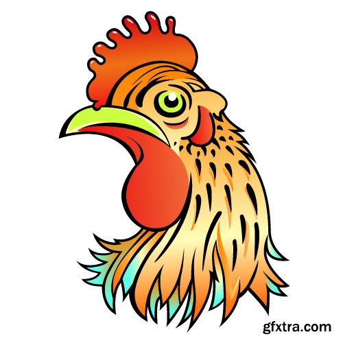 Chicken Logos & Designs 25xEPS Chicken Logos & Designs 25xEPS