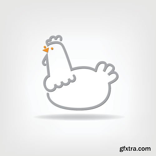 Chicken Logos & Designs 25xEPS Chicken Logos & Designs 25xEPS