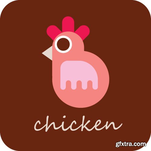 Chicken Logos & Designs 25xEPS Chicken Logos & Designs 25xEPS