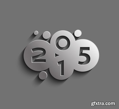 Collection of logos new year #2-25 Eps
