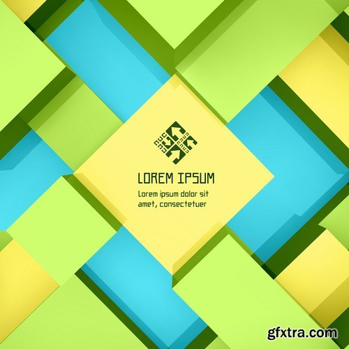 3D Vector Backgrounds #2 - 30x EPS