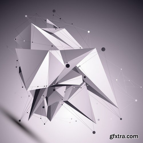 3D Vector Backgrounds #2 - 30x EPS