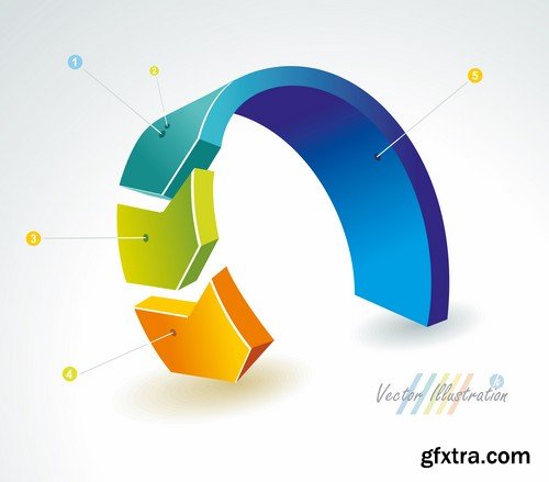 3D Vector Backgrounds #2 - 30x EPS