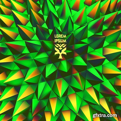 3D Vector Backgrounds #2 - 30x EPS