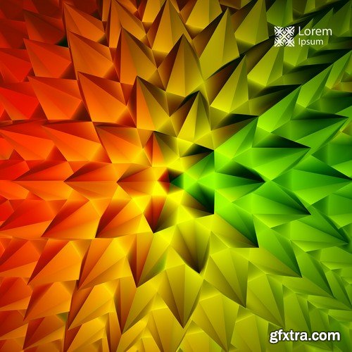 3D Vector Backgrounds #2 - 30x EPS