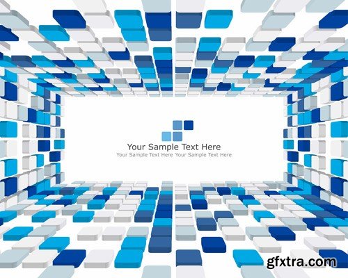 3D Vector Backgrounds #2 - 30x EPS