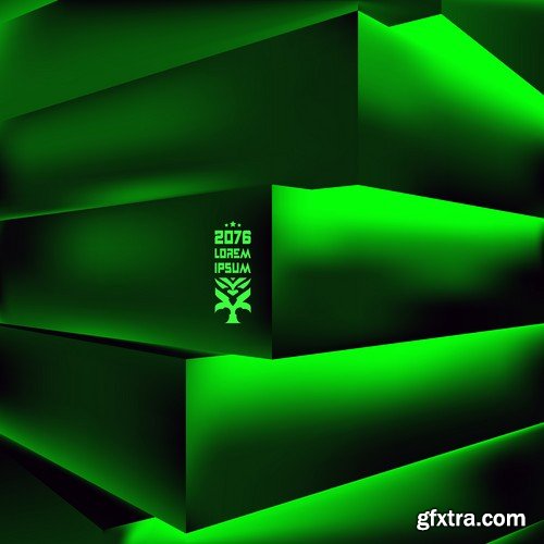 3D Vector Backgrounds #2 - 30x EPS