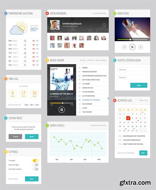 PSD Web Design - Icarus UI Kit