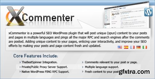 CodeCanyon - xCommenter v1.2.4 - Wordpress Auto Comment SEO Plugin