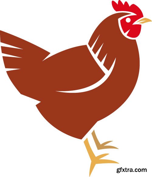 Chicken Logos & Designs 2, 25xEPS Chicken Logos & Designs 2, 25xEPS