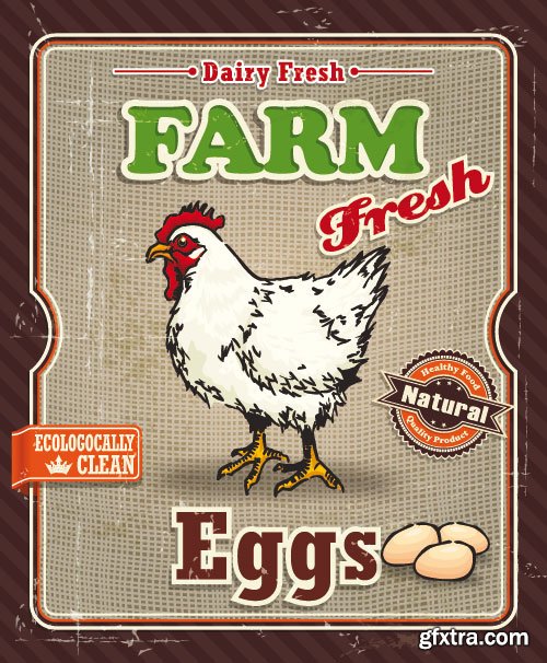 Chicken Logos & Designs 2, 25xEPS Chicken Logos & Designs 2, 25xEPS