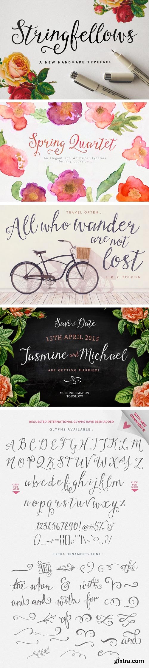 Stringfellows Font Family - 2 Fonts for $20