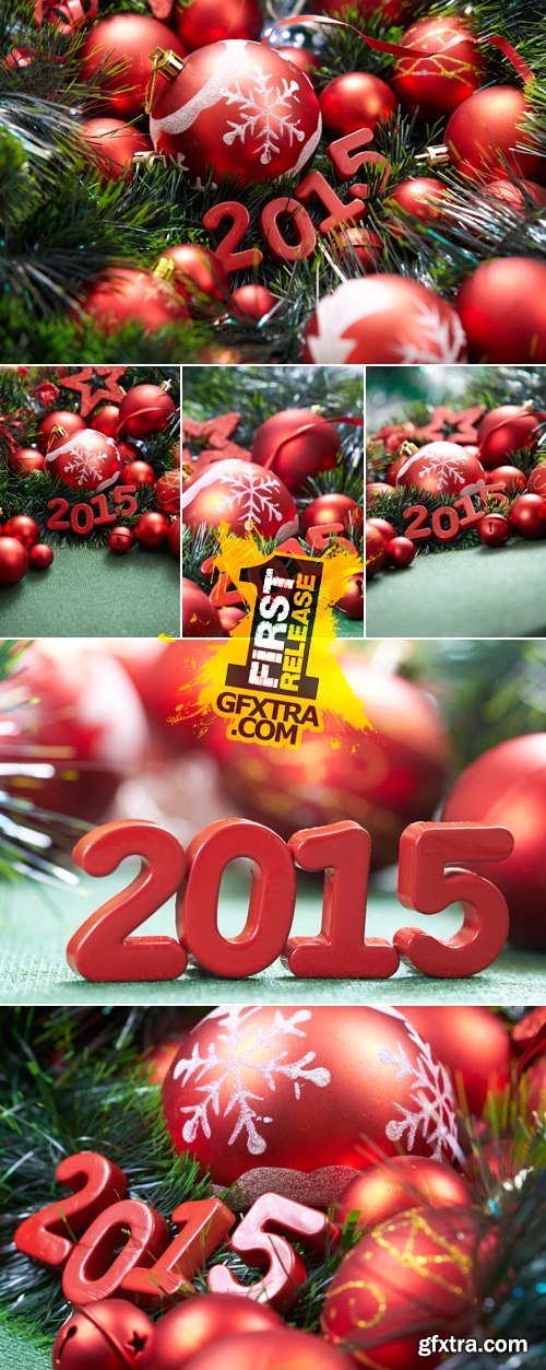 Stock Photo - New Year 2015 Decorations