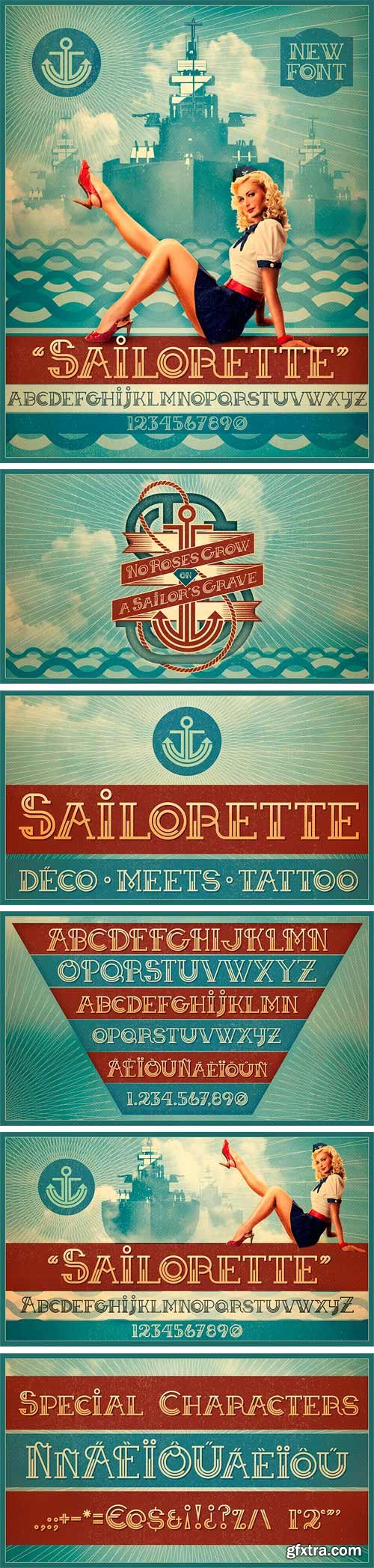 Sailorette Font for $
