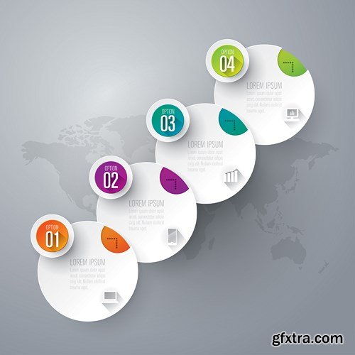 Collection of Infographics Vol.143, 25xEPS