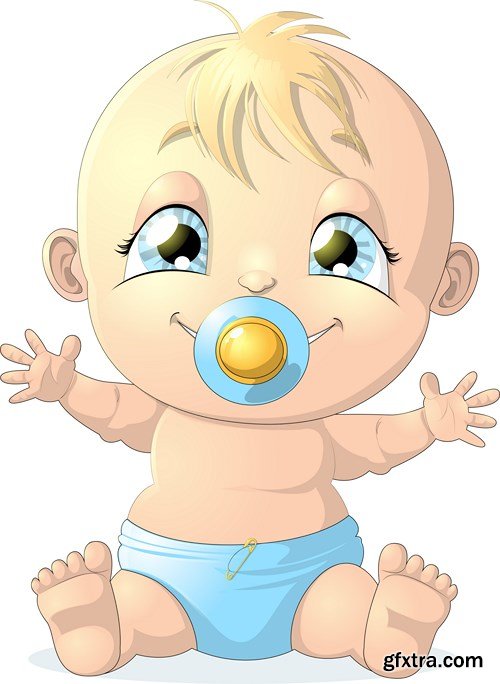 Childrens Cartoon Characters 2, 25xEPS