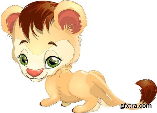 Childrens Cartoon Characters 2, 25xEPS