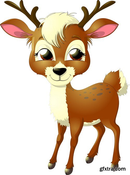 Childrens Cartoon Characters 2, 25xEPS